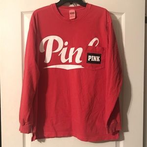 PINK VS Long Sleeve T-Shirt Lg